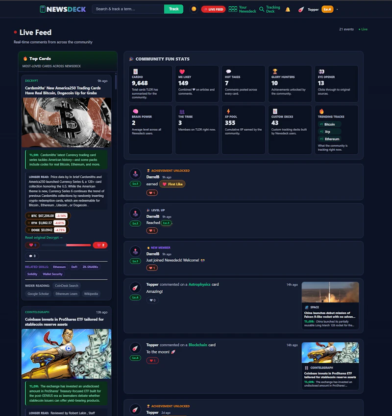 Newsdeck.live launches TODAY! screenshot 4