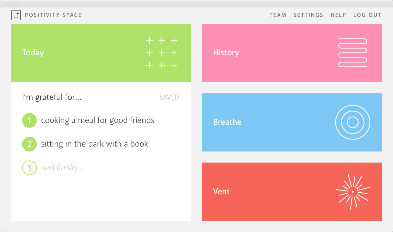 Positivity Space gallery image