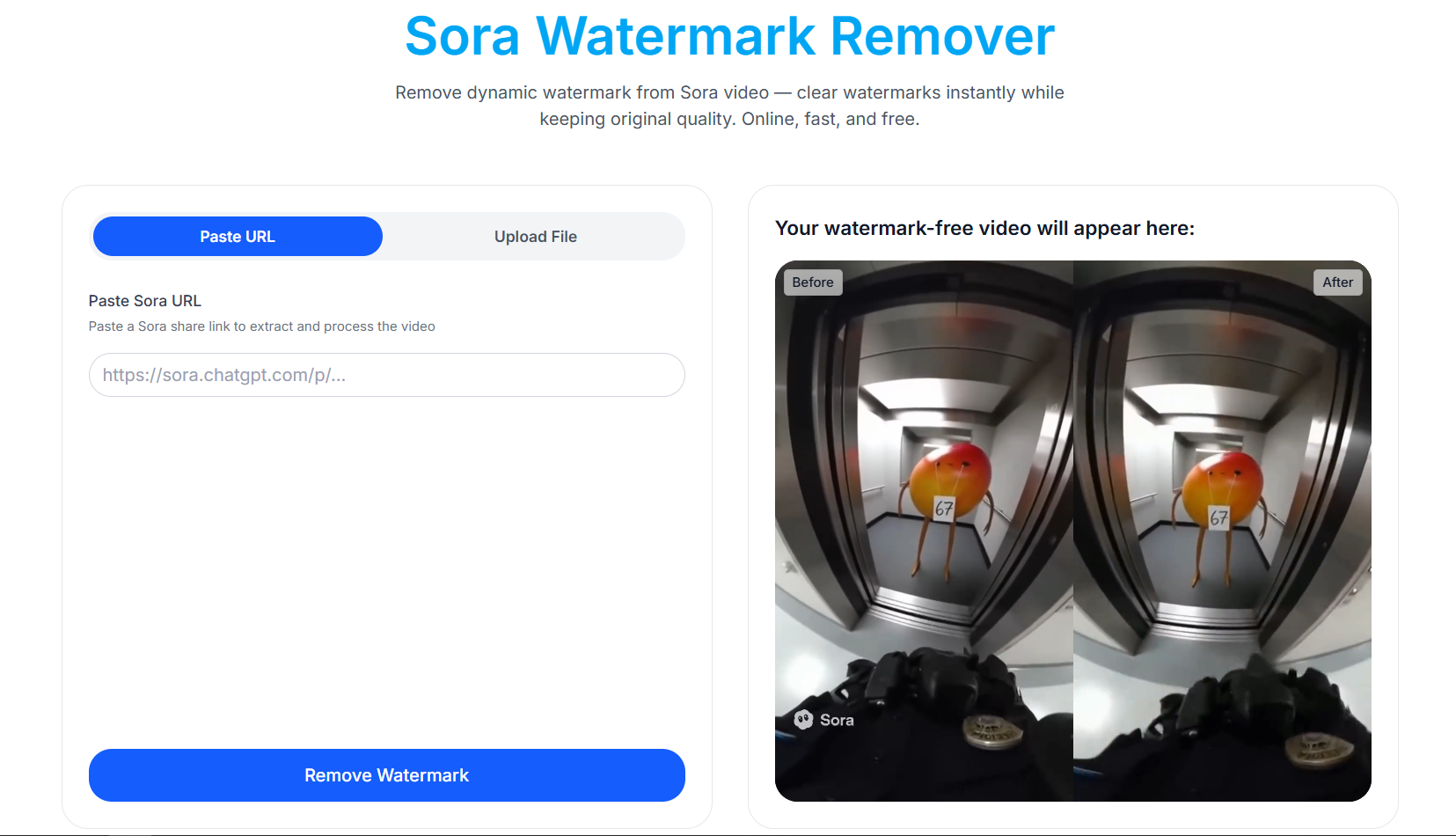 Sora Watermark Remover gallery image