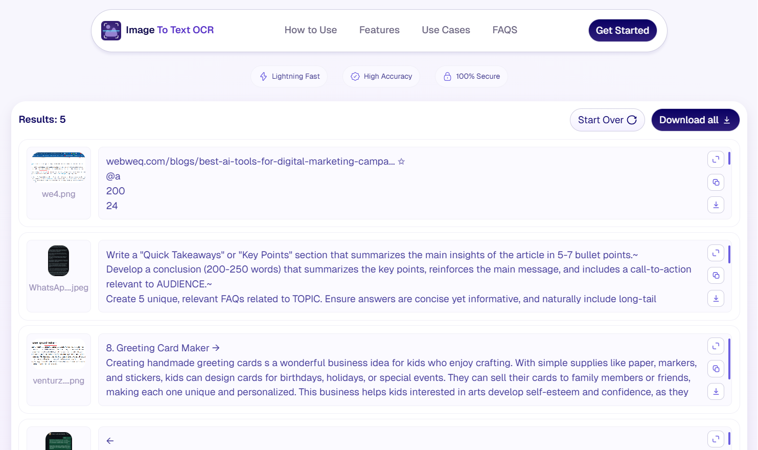 Image to Text OCR gallery image