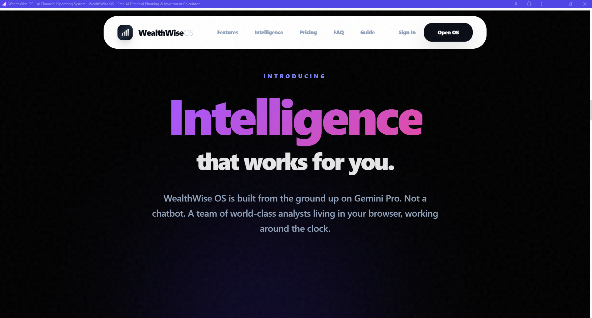 WealthWise OS gallery image