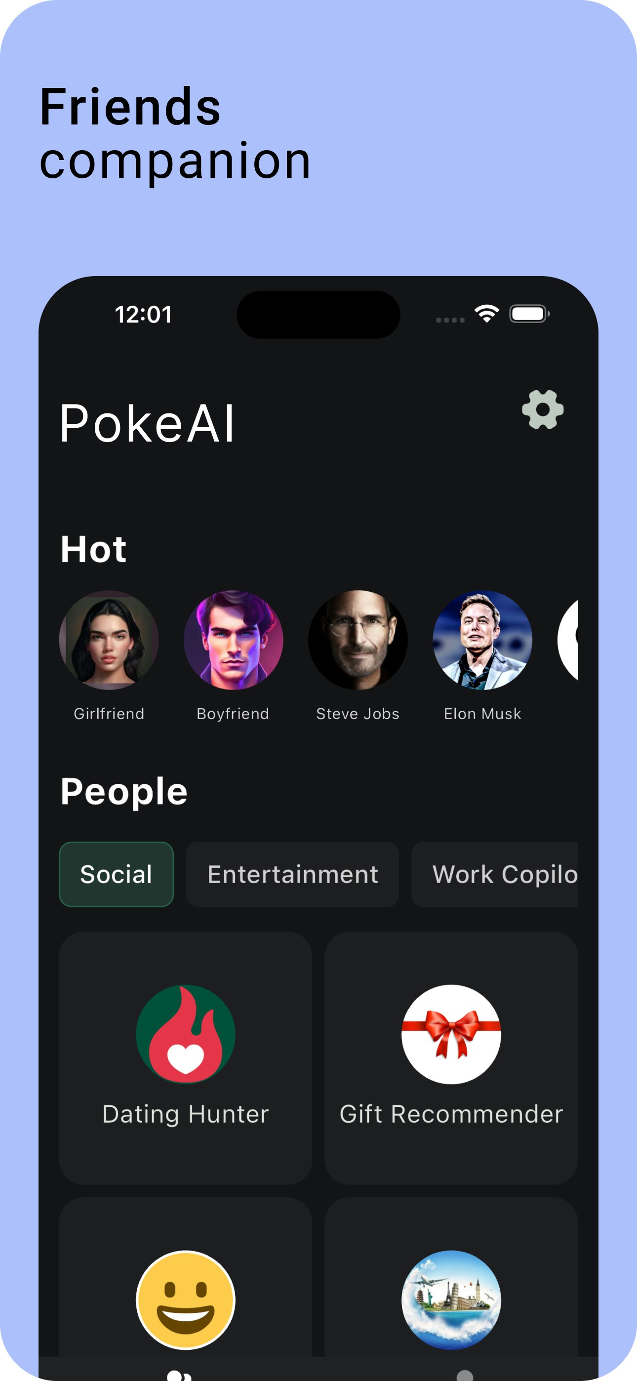 POKE AI: CHAT पूछा साथी - जिन लोगों को आप प्यार करते हैं, उनके करीब मीडिया 1