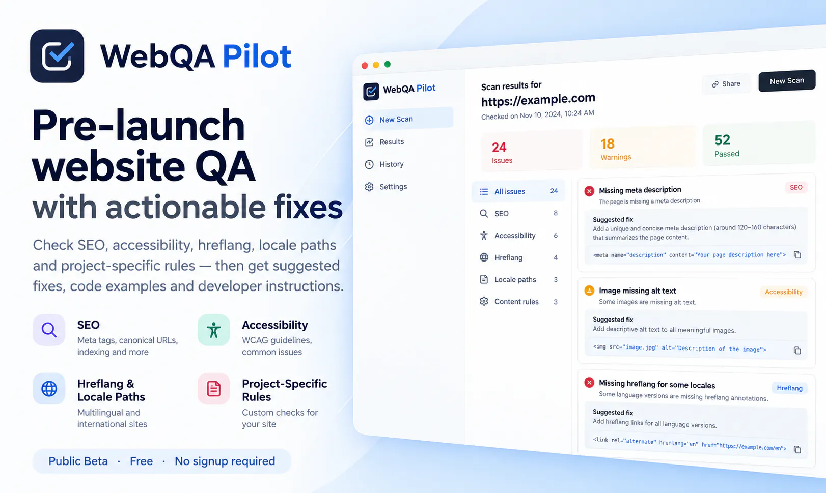WebQA Pilot gallery image