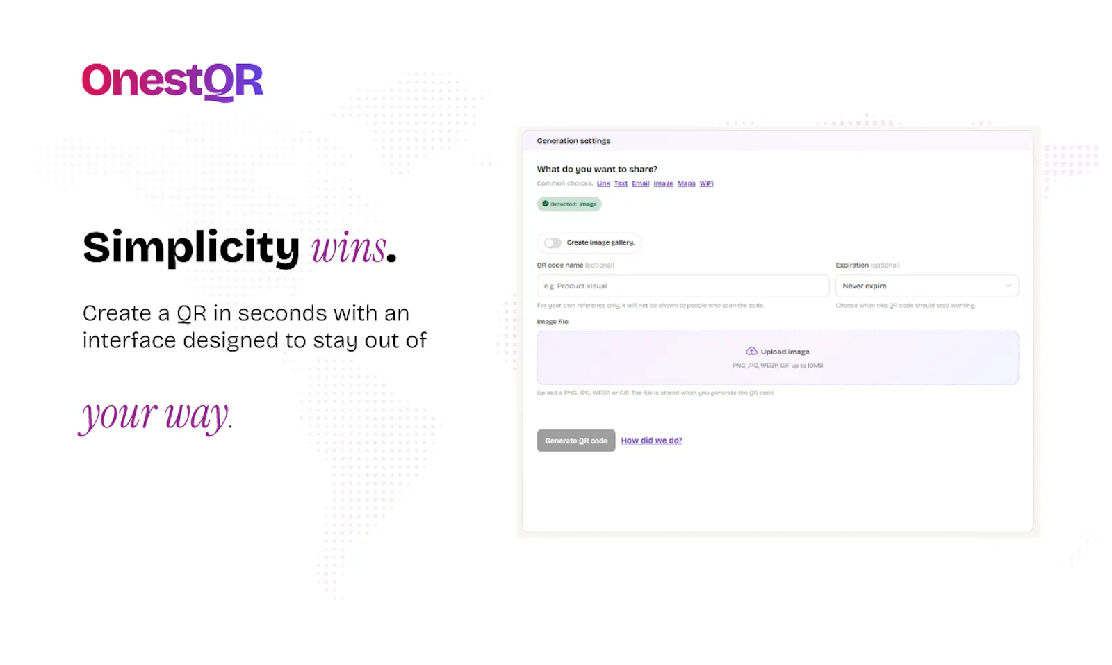 OnestQR screenshot 6