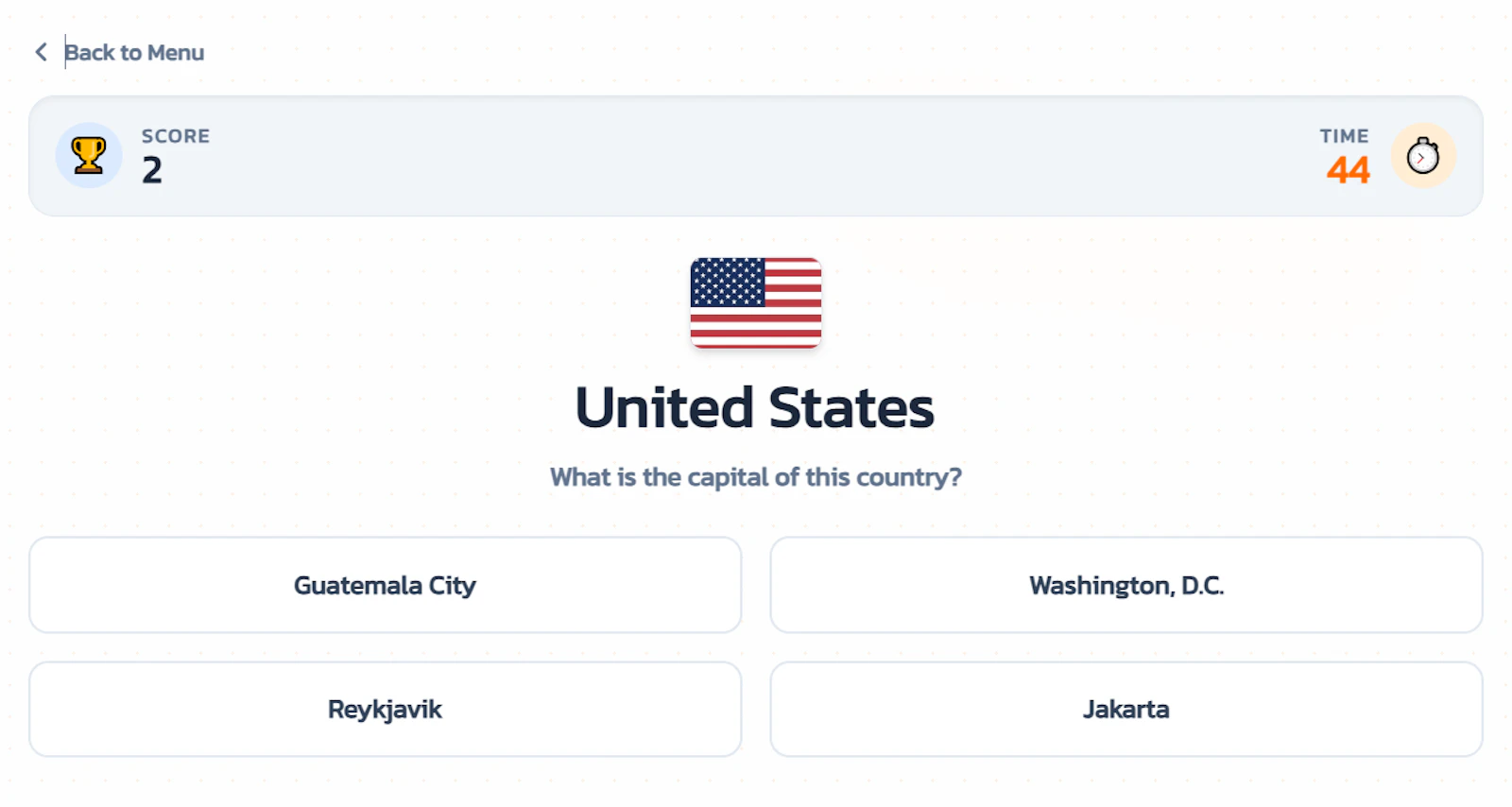 Capital City Quiz screenshot 4