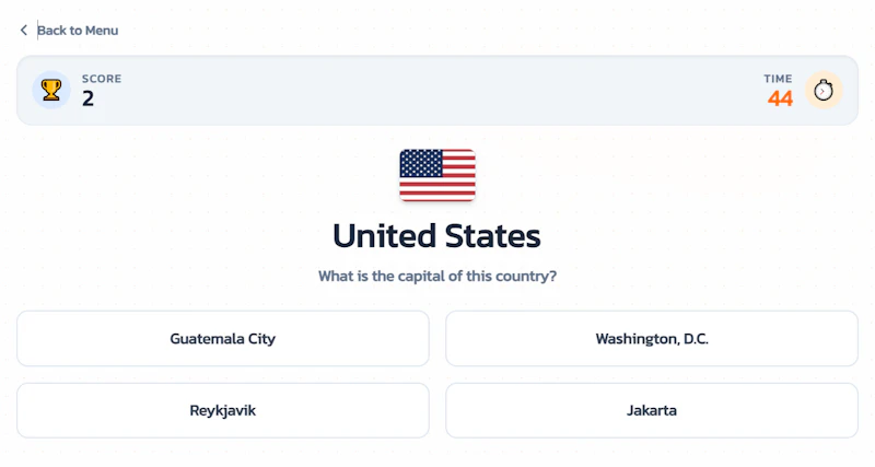 Capital City Quiz screenshot 4
