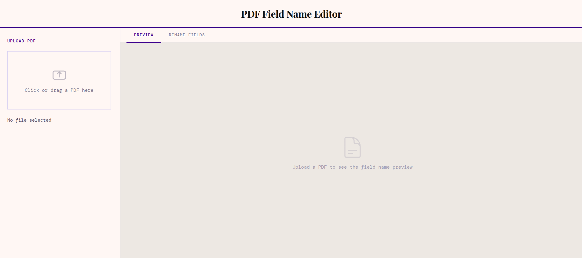PDF Field Name Editor - Product Hunt launch logo and brand identity