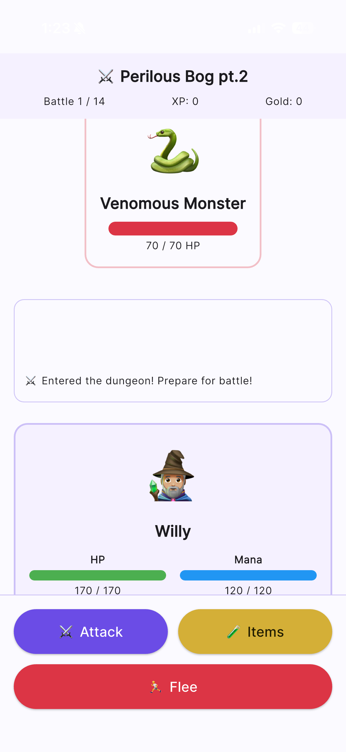 Questing, The Ultimate Fitness RPG - Screenshot 4 showing product features and functionality