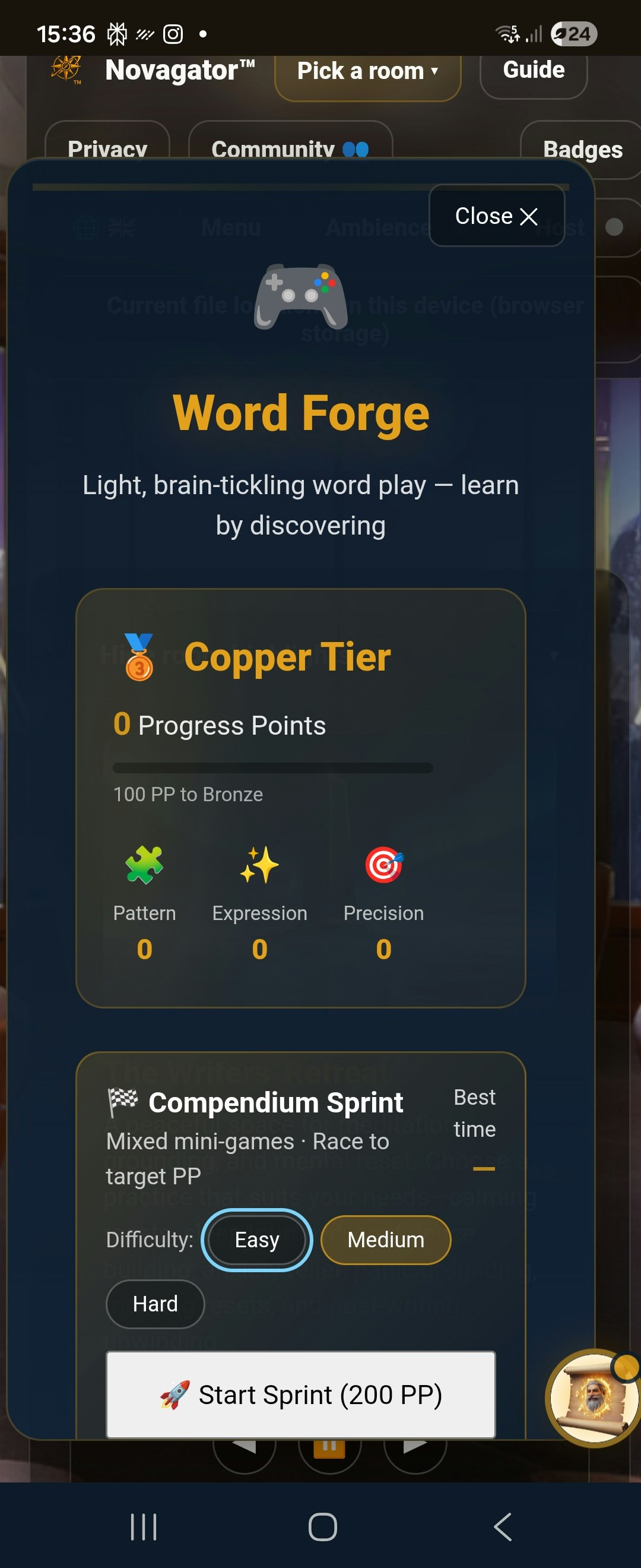 Novagator Writers Lounge gallery image