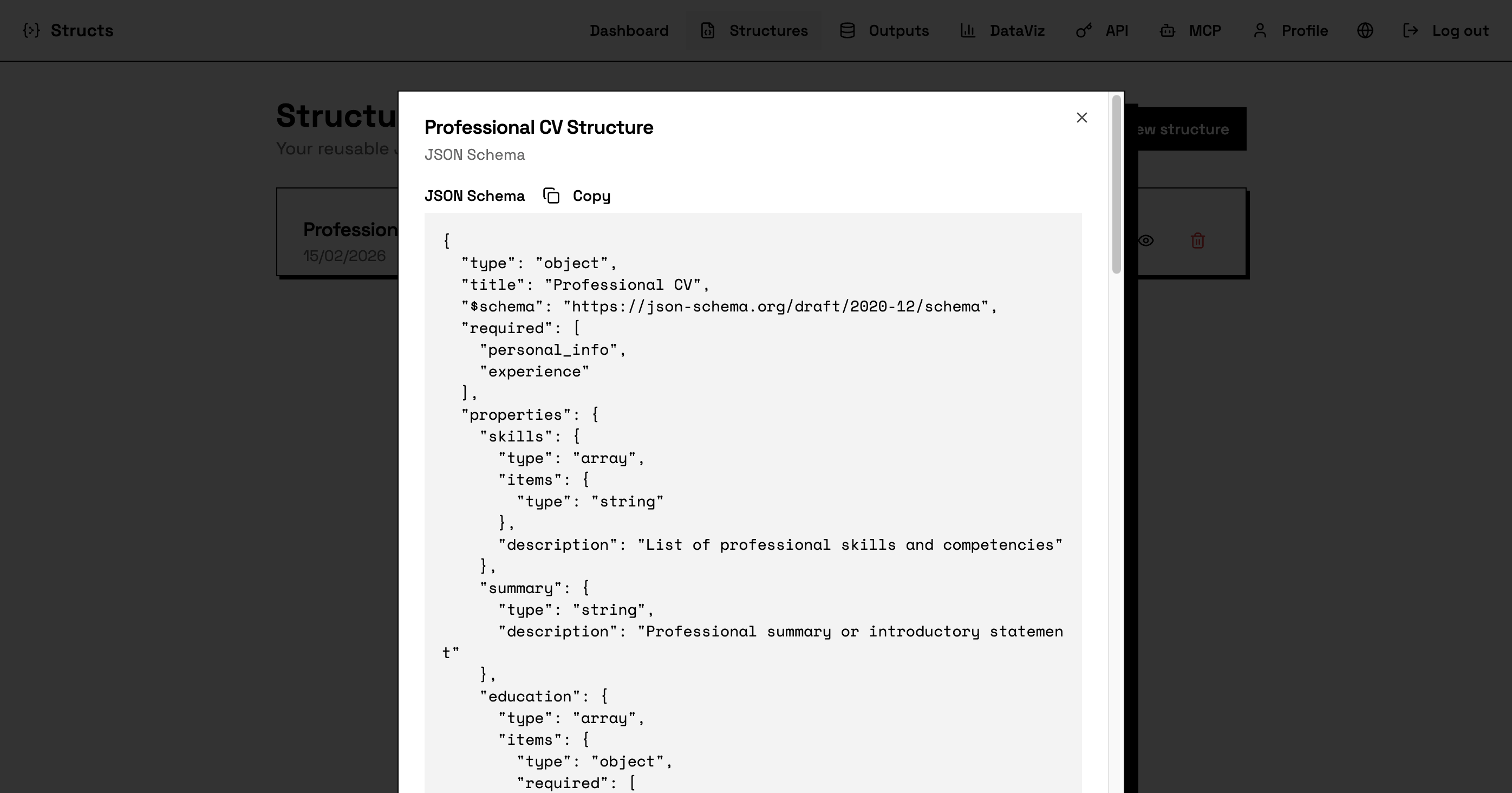Structs gallery image