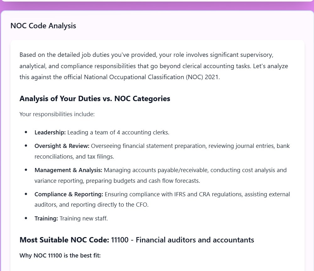 Find My NOC - Screenshot 2 showing product features and functionality