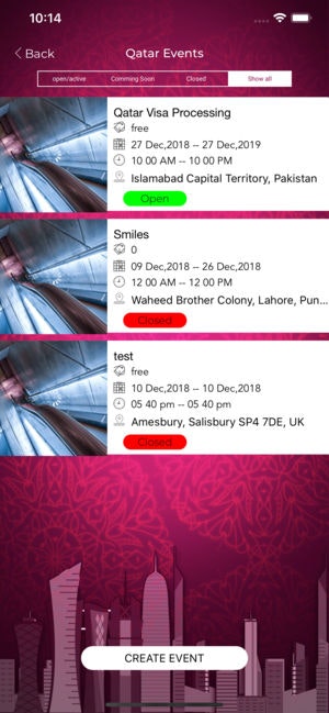 Qatar Events App gallery image