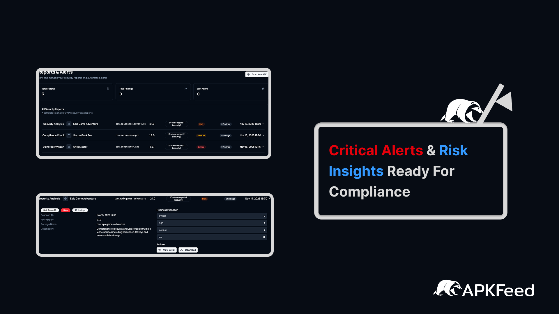Apkfeed - Screenshot 3 showing product features and functionality