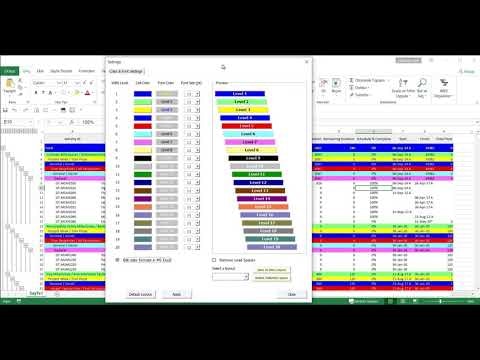 WBS Organizer Add-in for Excel gallery image