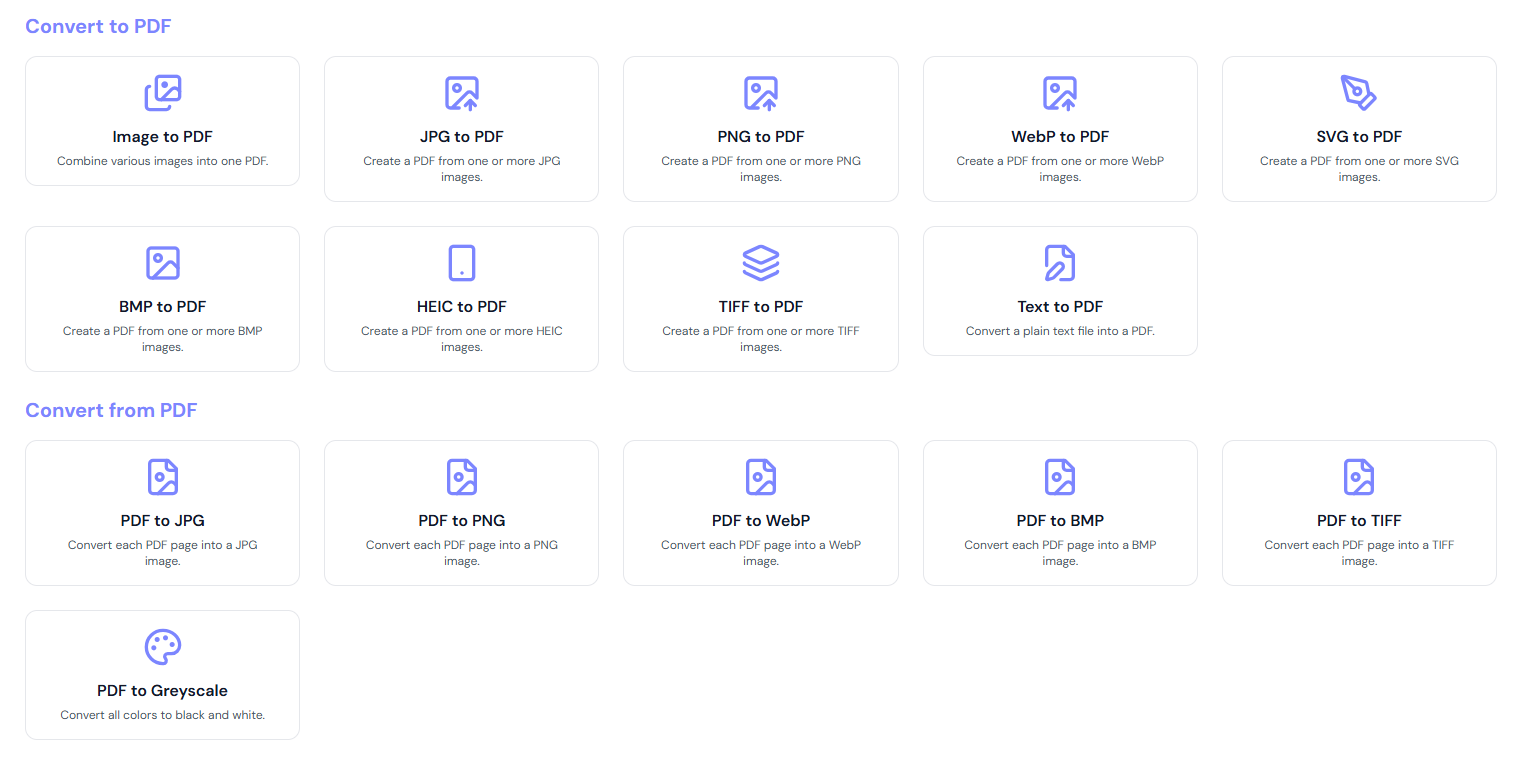 PDF Convert - Screenshot 4 showing product features and functionality