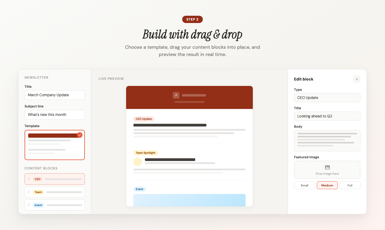Internal Newsletter gallery image