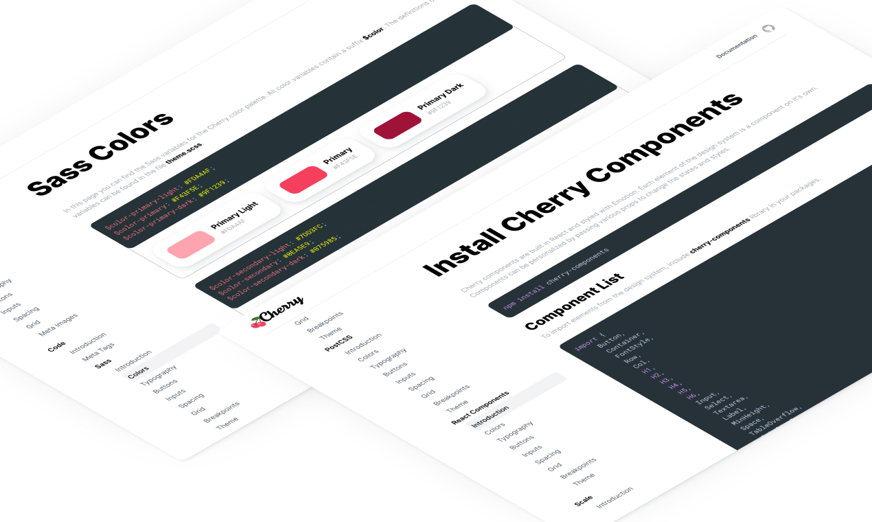 Cherry Design System gallery image