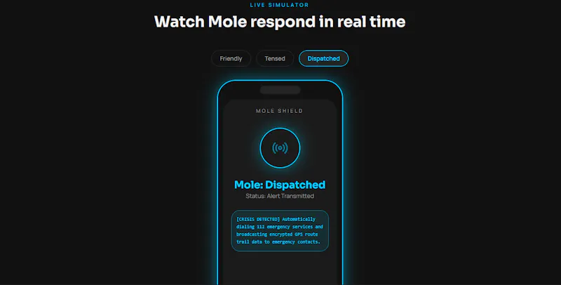 Mole Personal Safety Engine screenshot 4