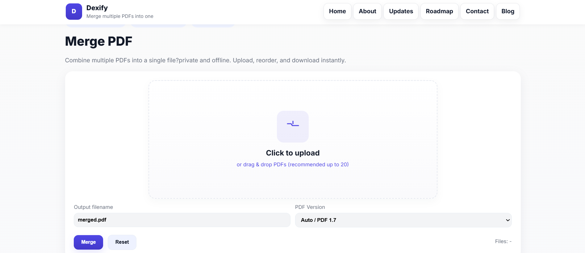 Dexify – Free PDF & File Tool gallery image