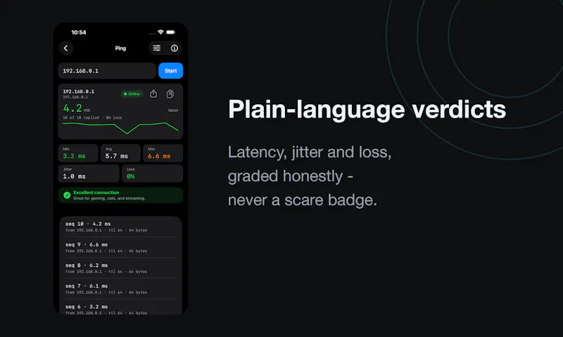 Radien: Network Toolbox screenshot 3