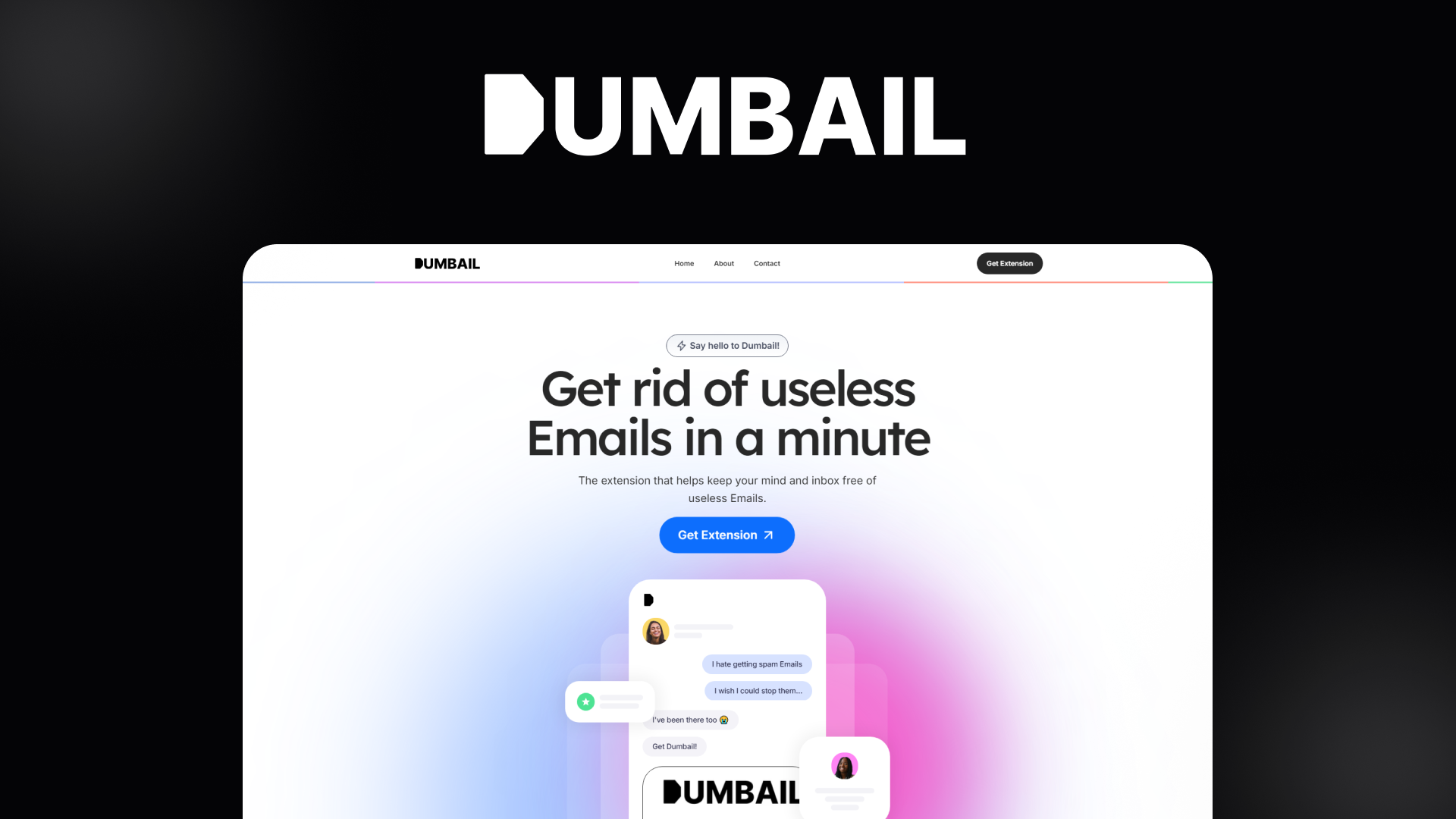 startuptile Dumbail-Only read what you need