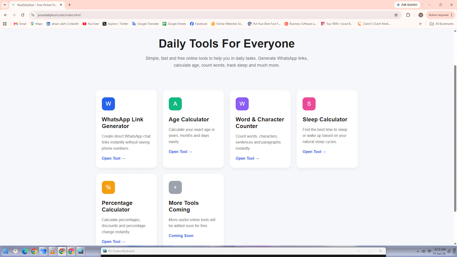 YourDailyTool screenshot 1