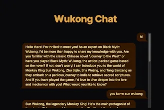 WuKong Chat - AI Game Companion gallery image