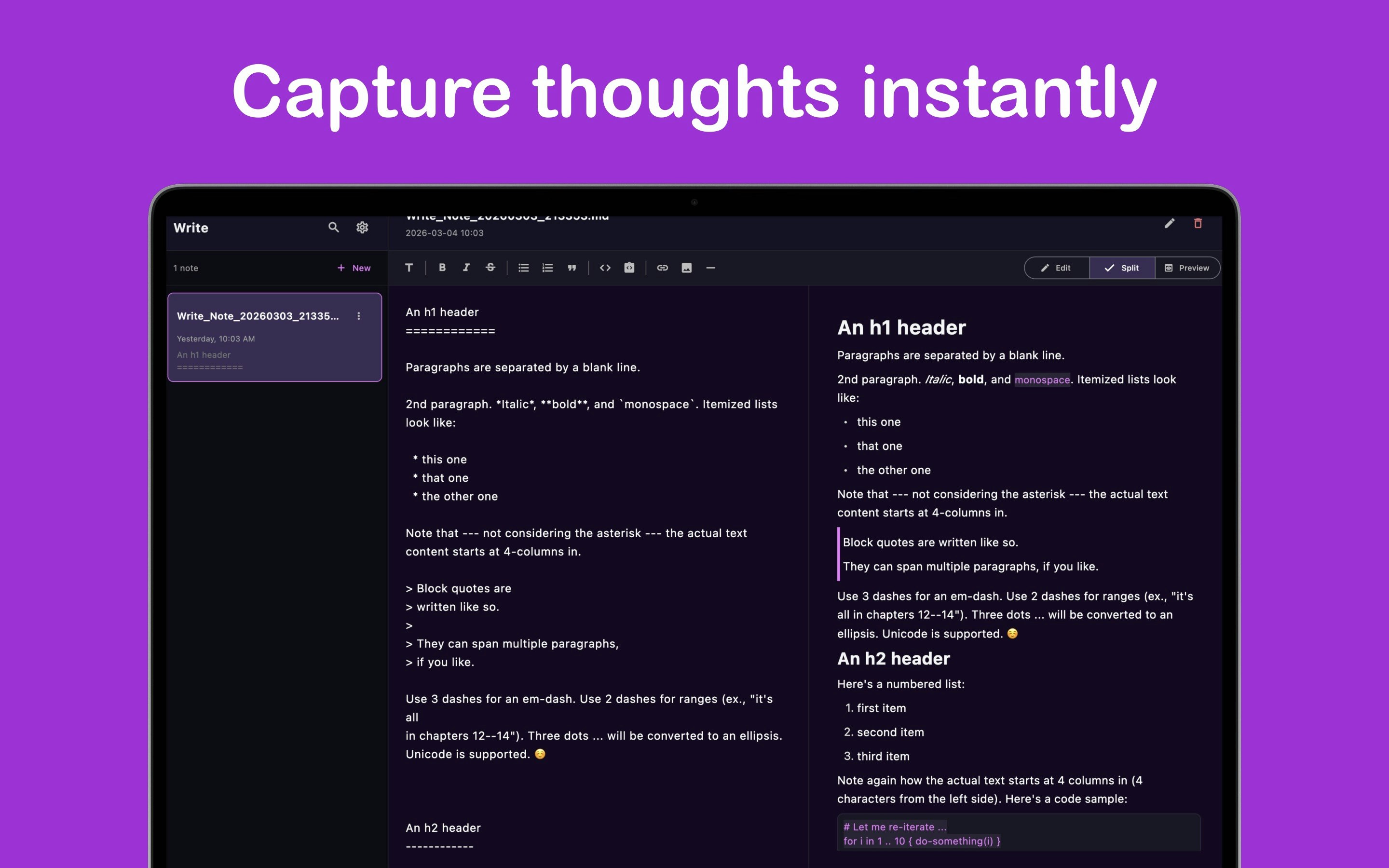 WriteTray gallery image