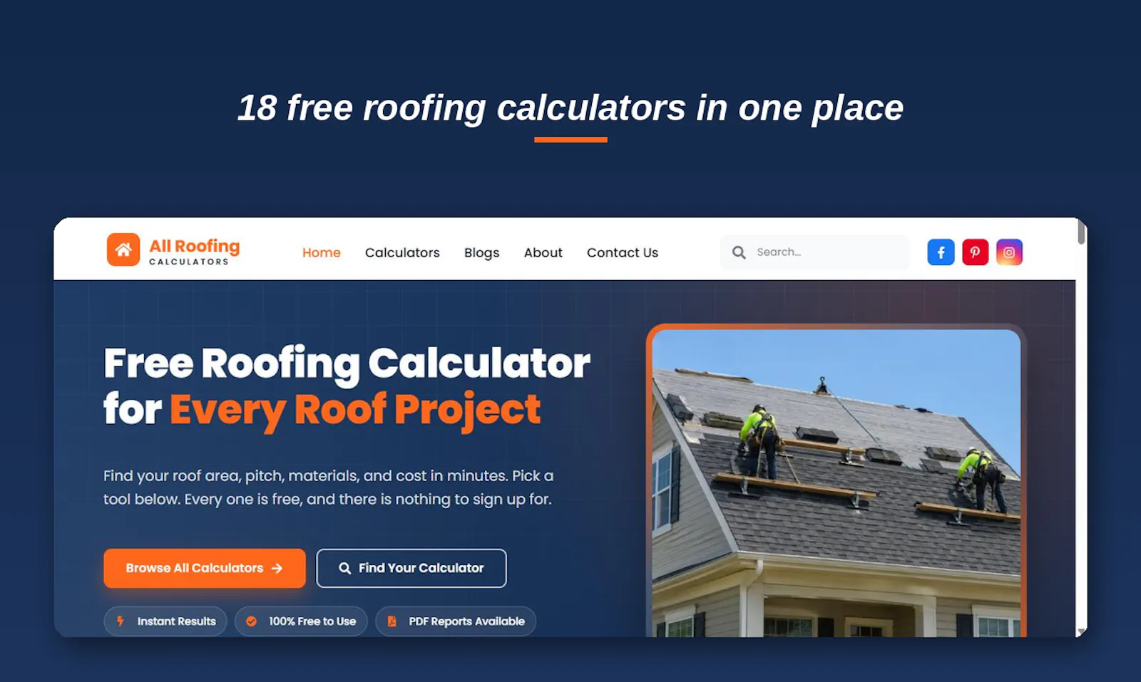 All Roofing Calculators screenshot 3