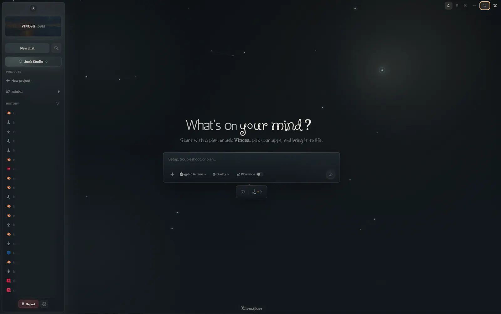 Vincea screenshot 2