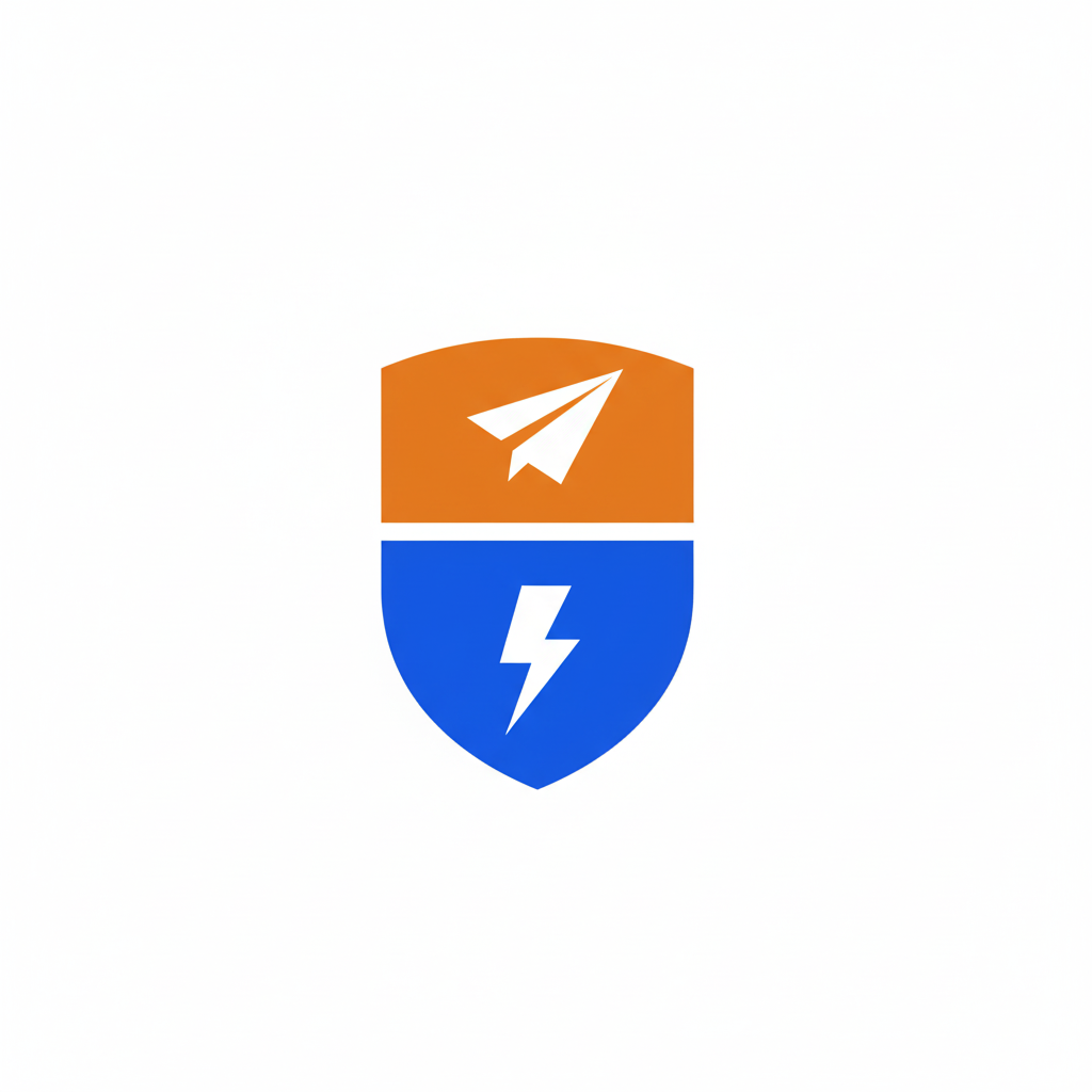 SafeQuickSend - Product Hunt launch logo and brand identity