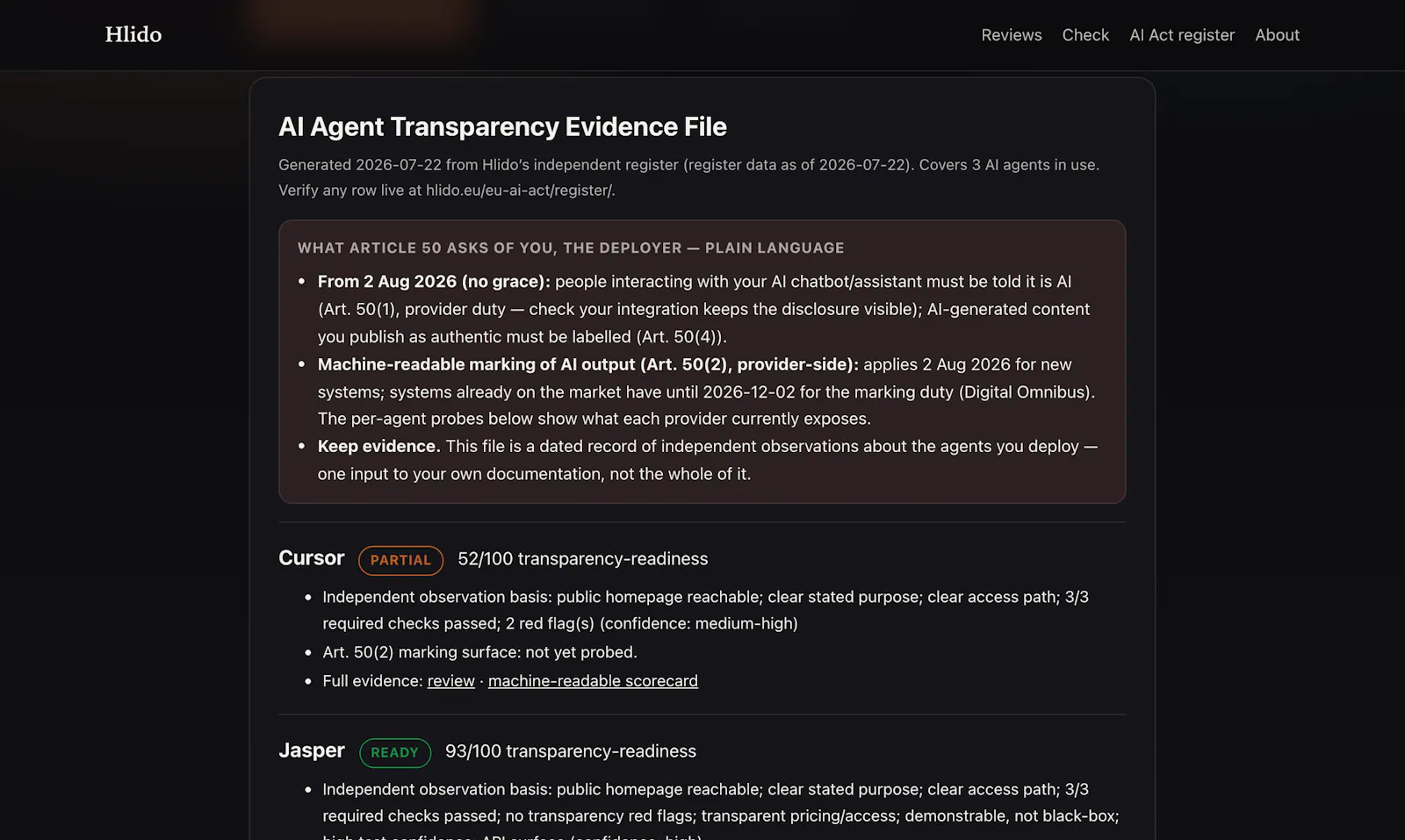 Hlido screenshot 2