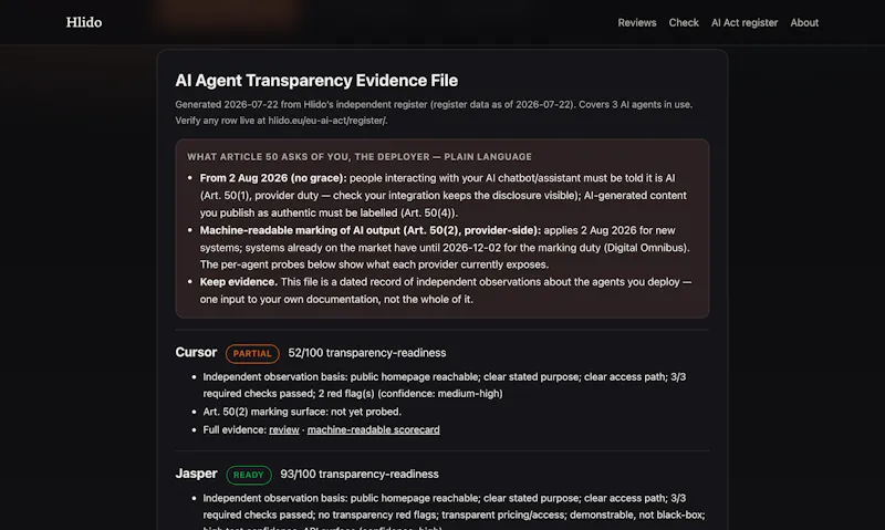 Hlido screenshot 2