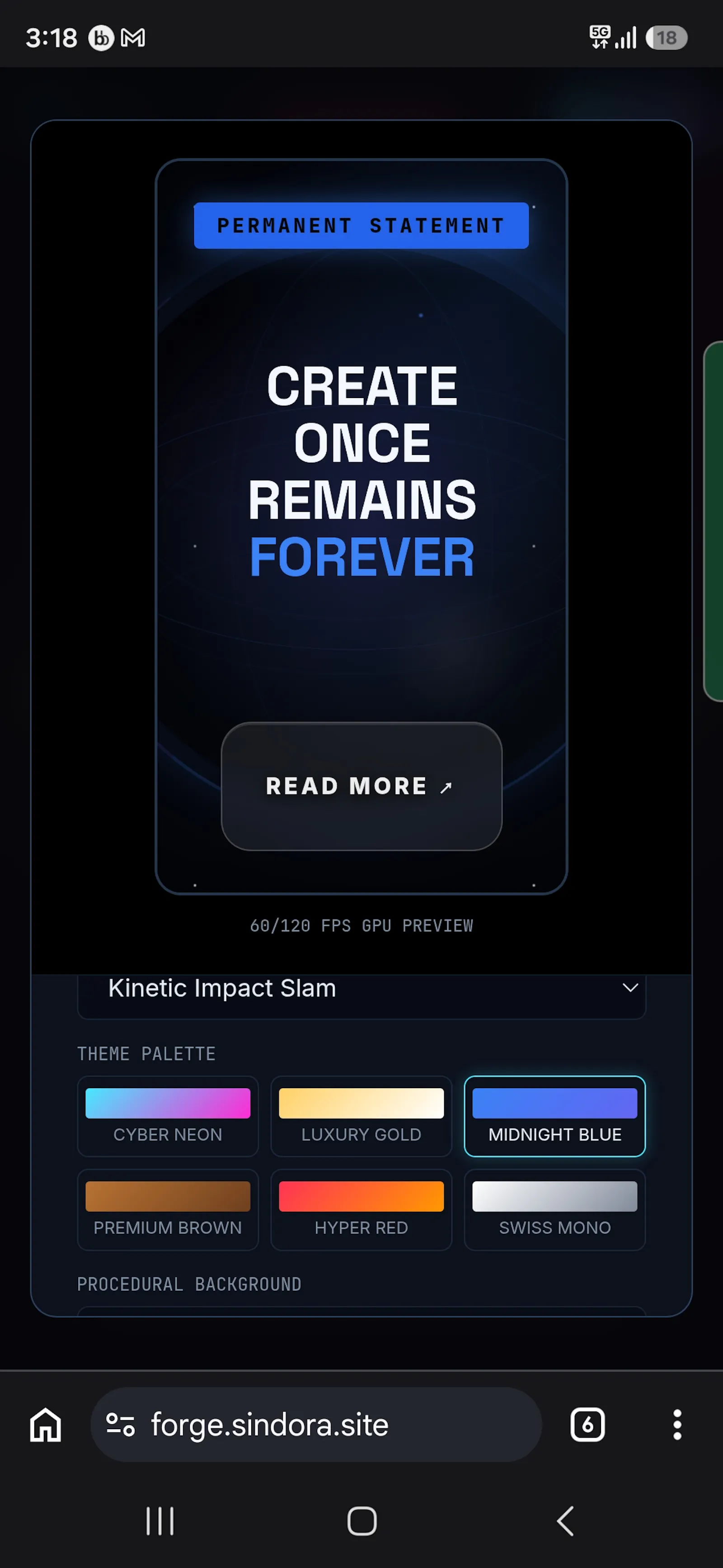 TYPE FORGE — Kinetic Engine screenshot 3