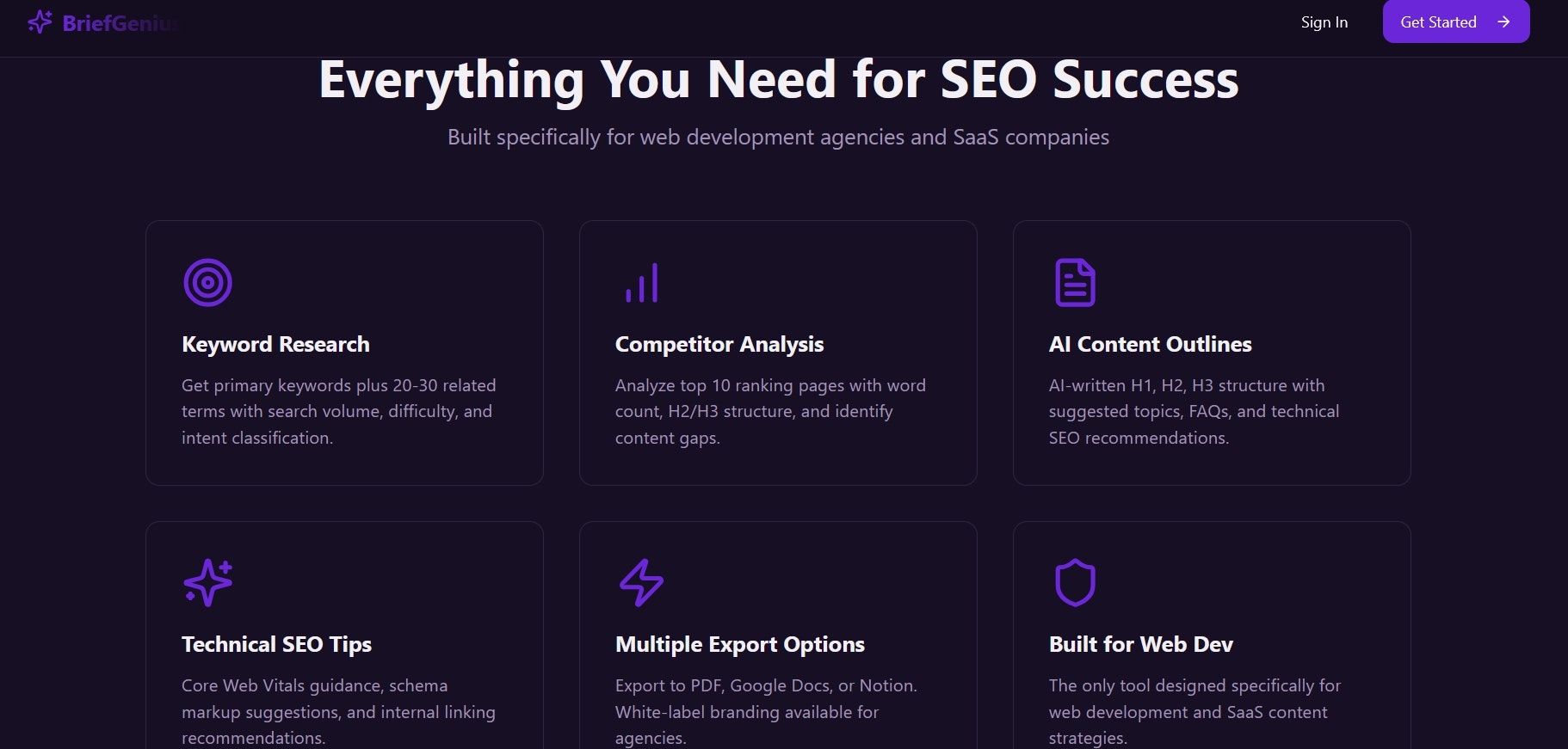 BriefGenius gallery image