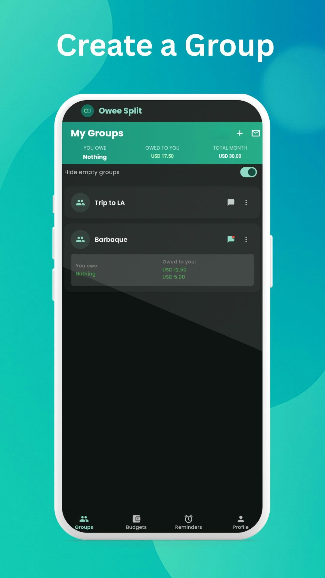 Owee - Screenshot 2 showing product features and functionality
