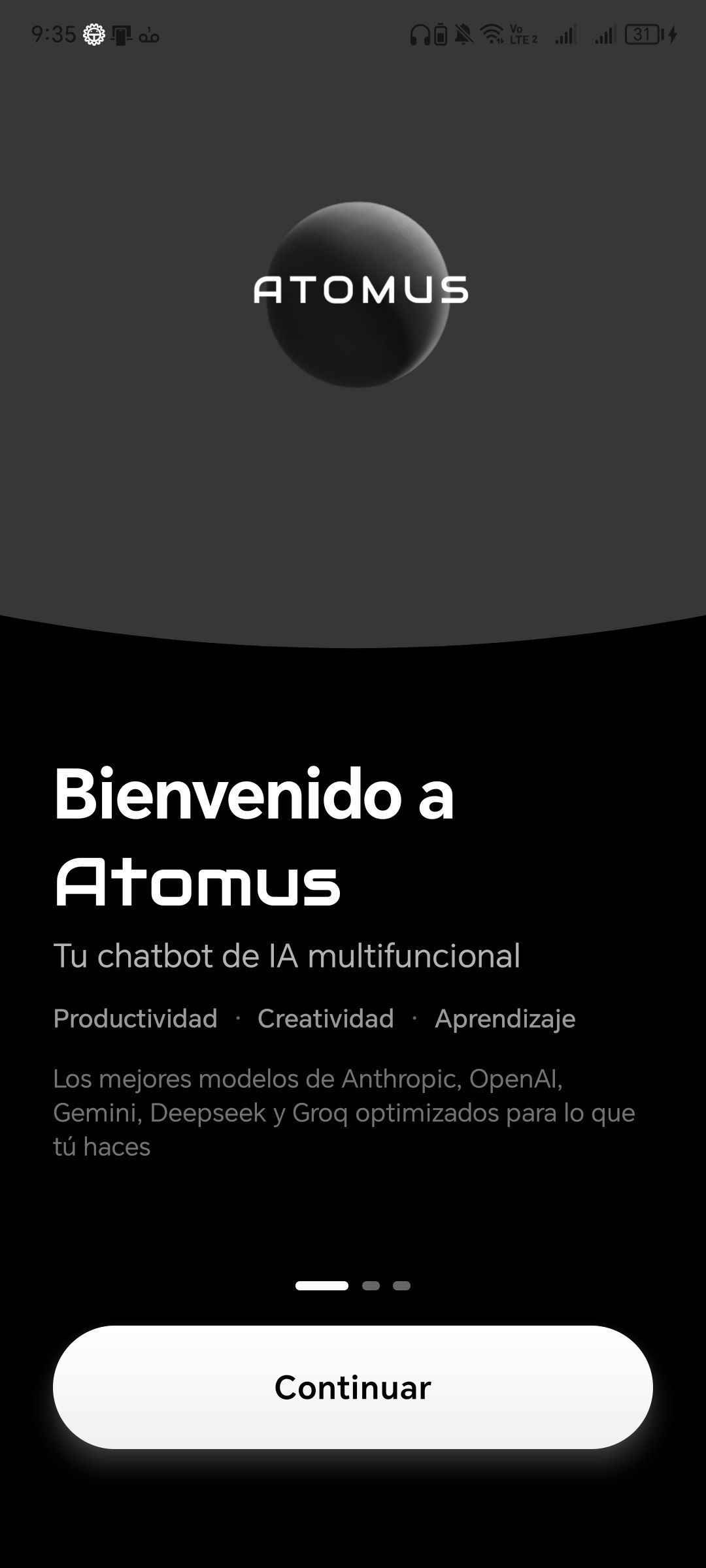 Atomus: Navegador con IA gallery image