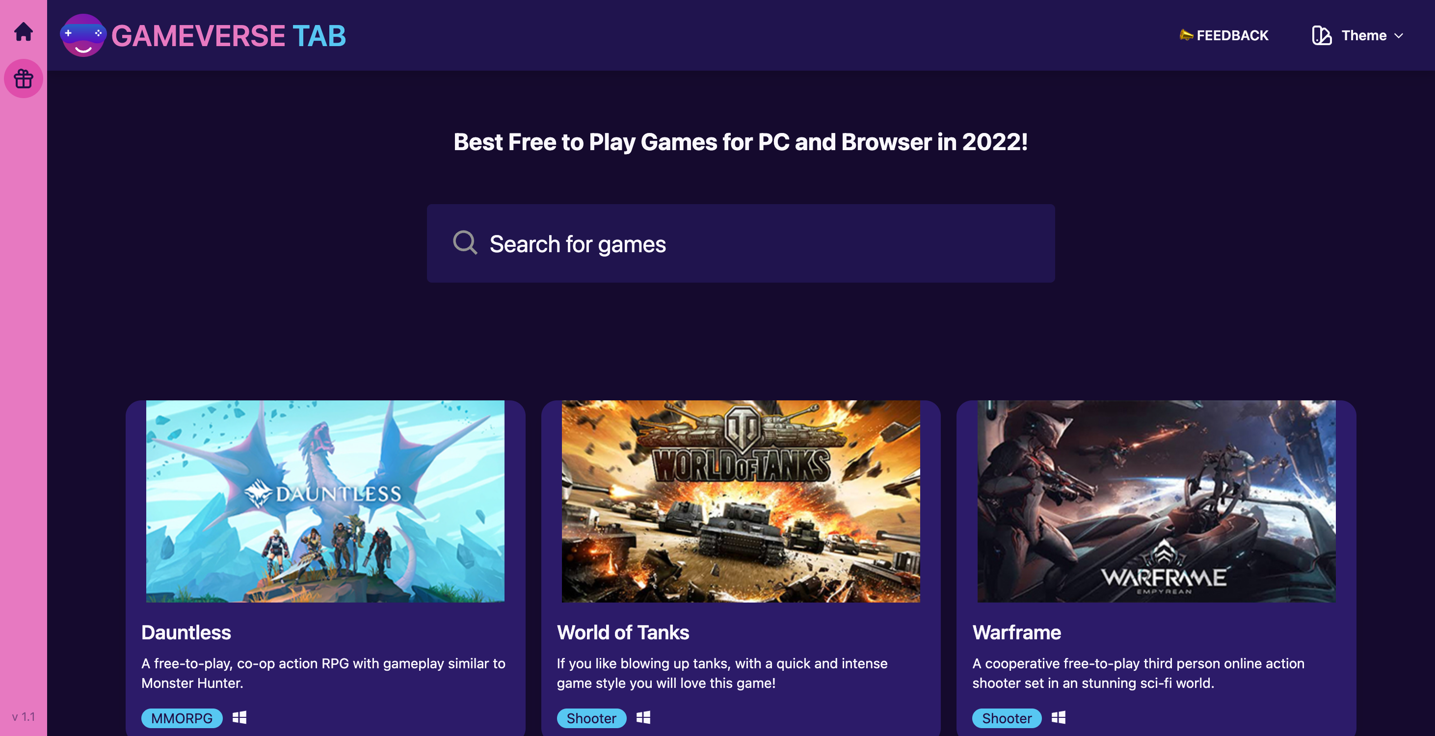 Gameverse Tab gallery image