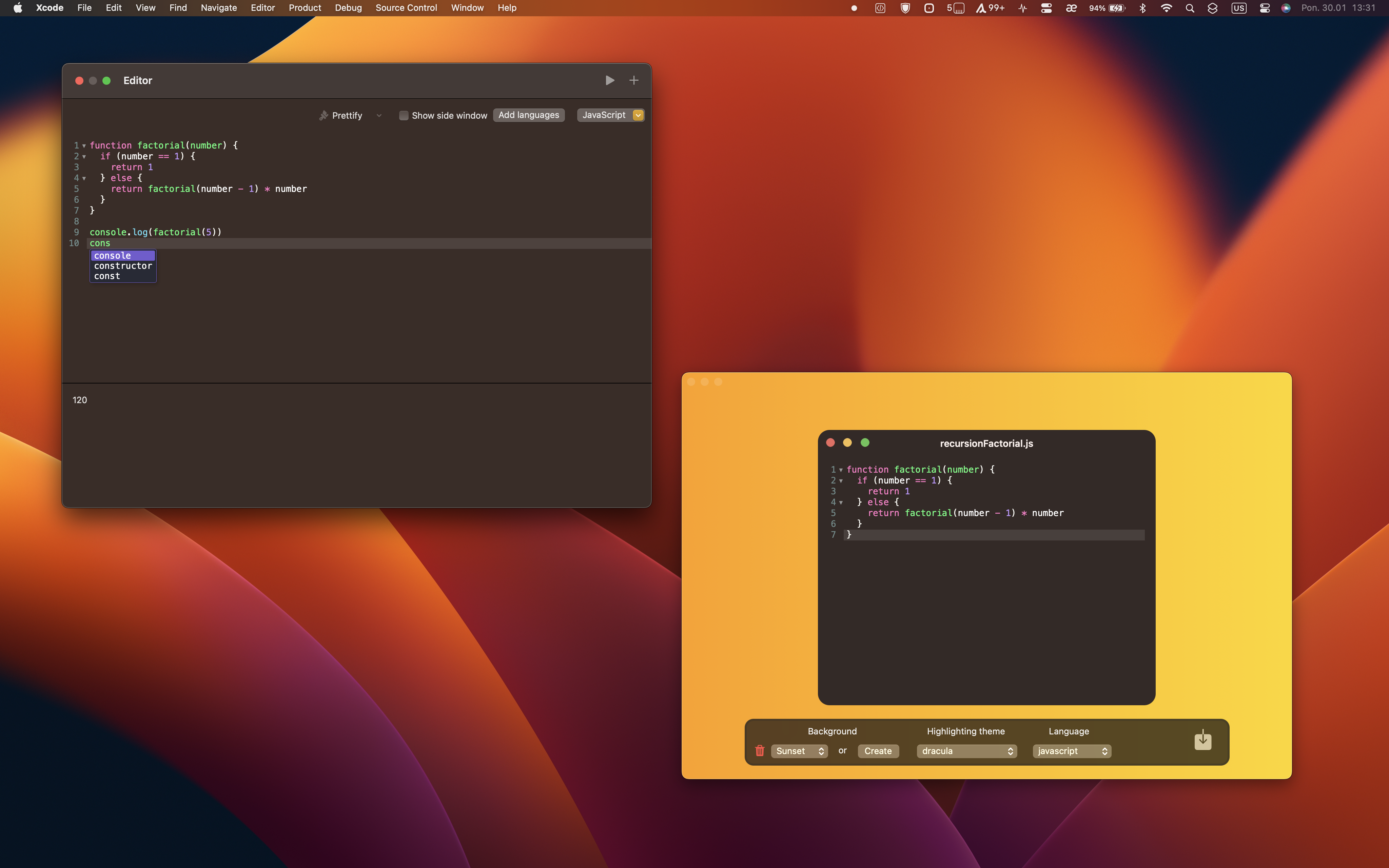 Codemenu Beta - Snippets manager met veel handige programmeerfuncties. media 4