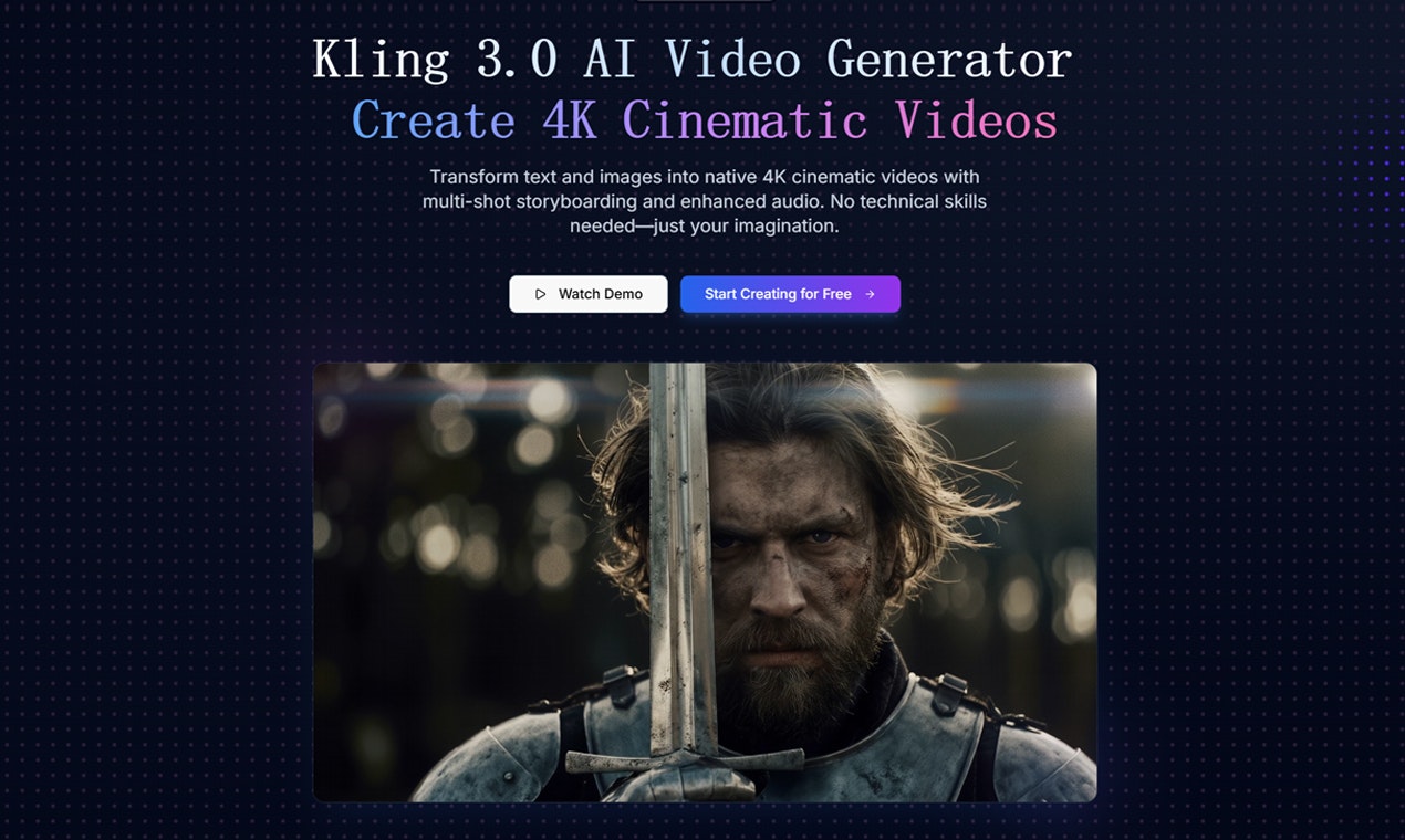 Kling 3.0 gallery image