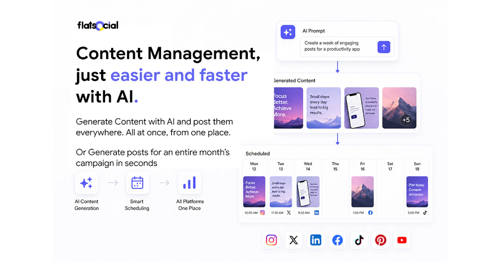 Flat Social screenshot 1