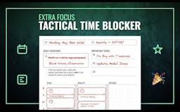 Tactical Time Blocker media 1