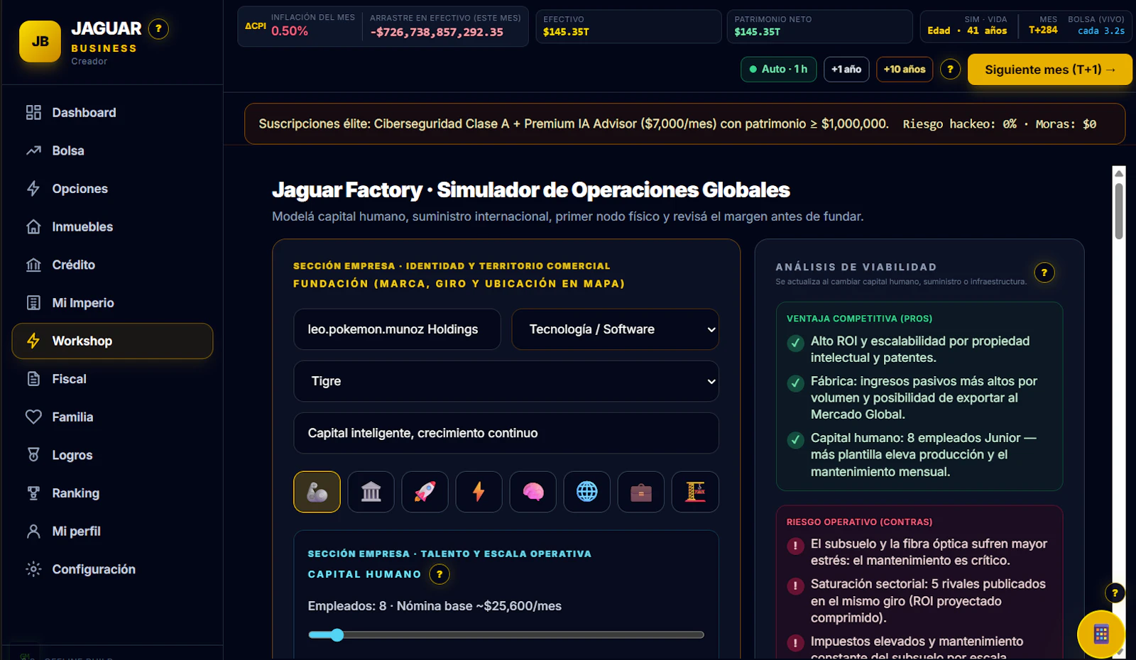 Jaguar Business System v2.0 screenshot 3