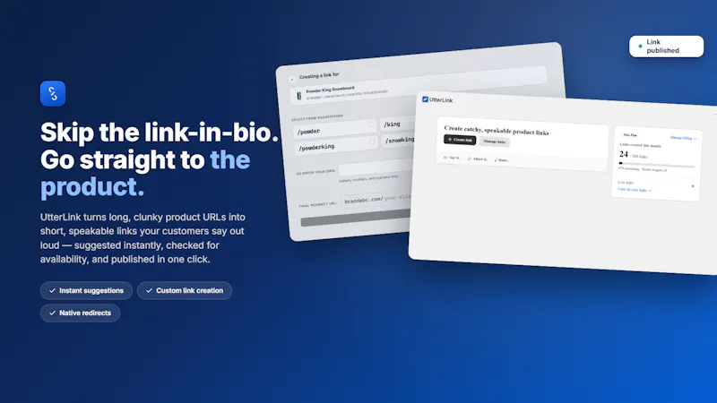UtterLink screenshot 2