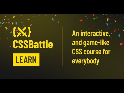 CSSBattle's LEARN gallery image