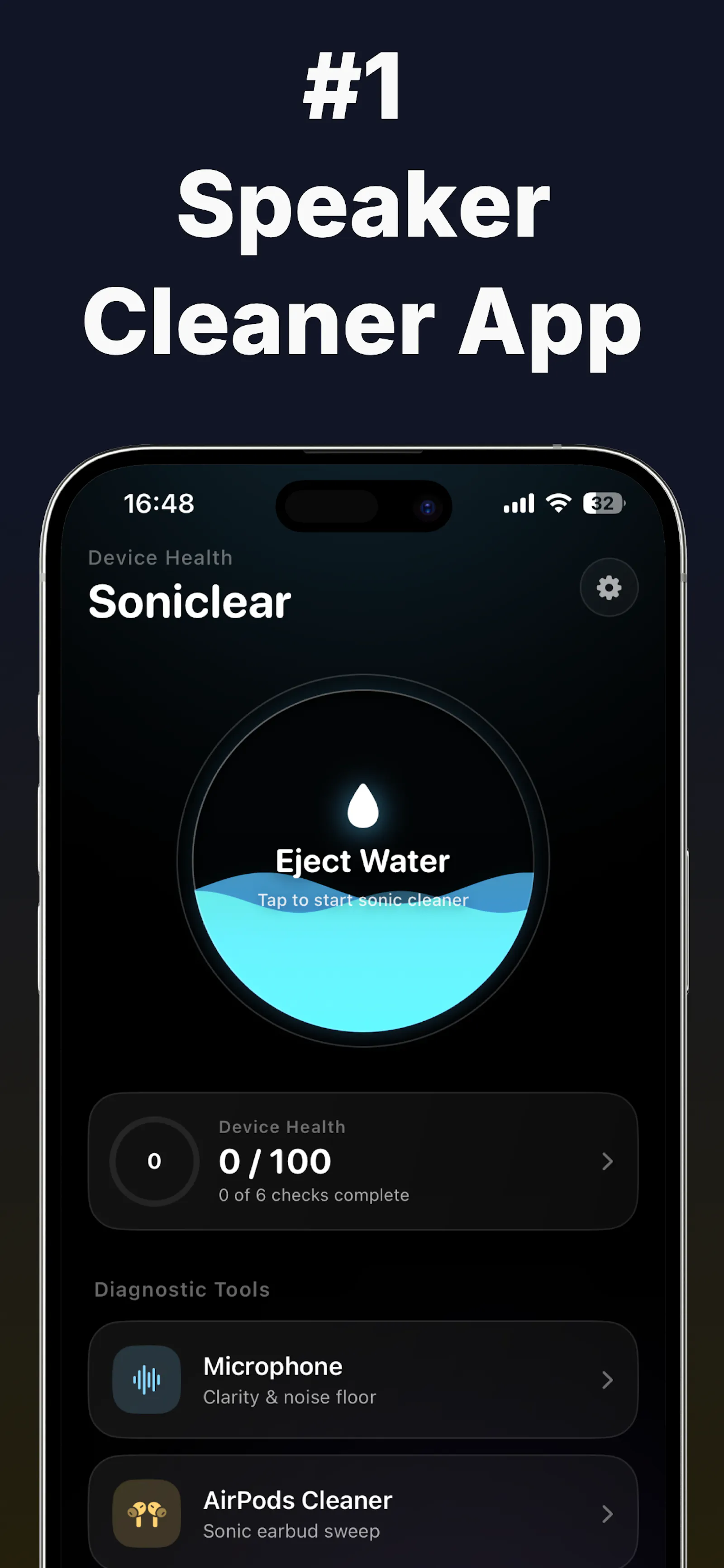 Soniclear: Speaker Cleaner screenshot 1