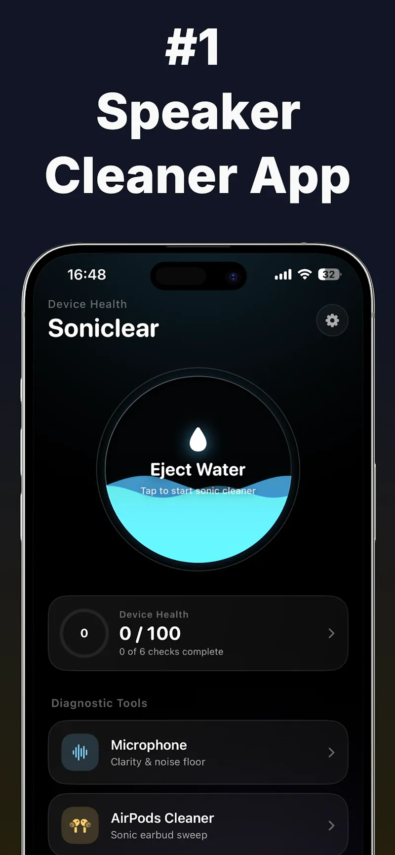 Soniclear: Speaker Cleaner screenshot 1