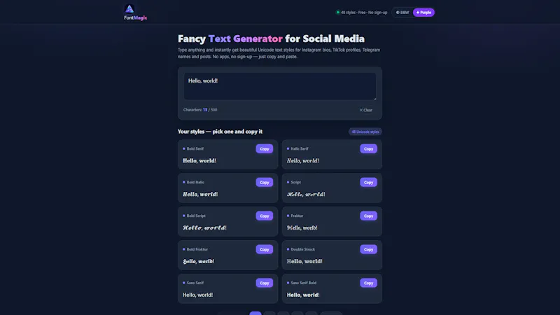 FontMagic screenshot 1