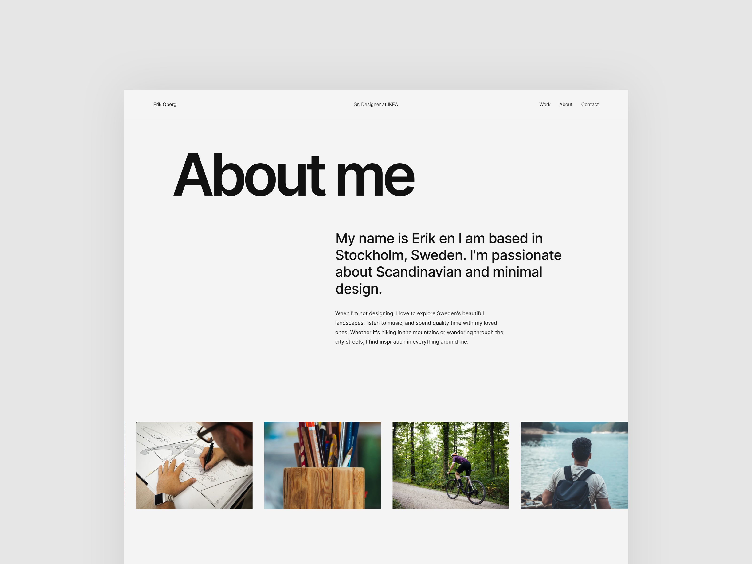 Öberg — Scandinavian Framer Template media 3