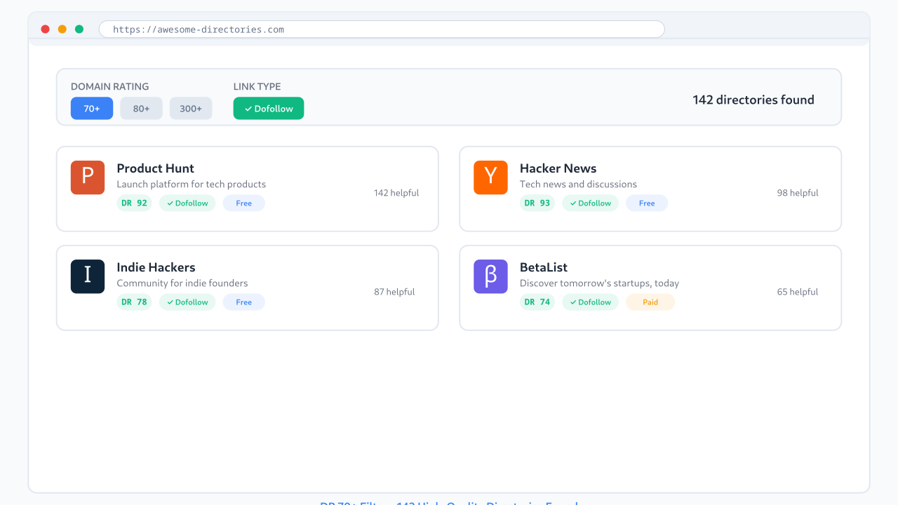 Awesome Directories - Screenshot 4 showing product features and functionality